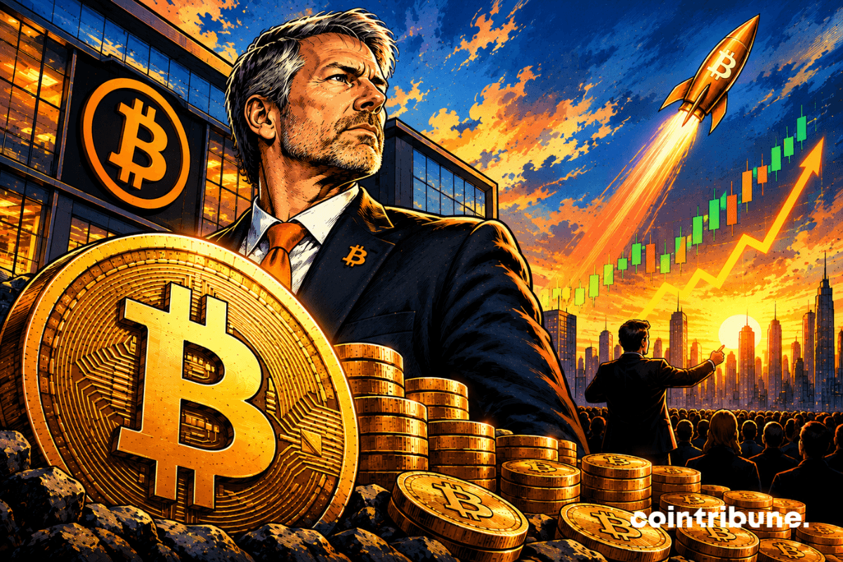 Image for article: Bitcoin : After a $28.7 Million Purchase, Saylor Sends a New Signal