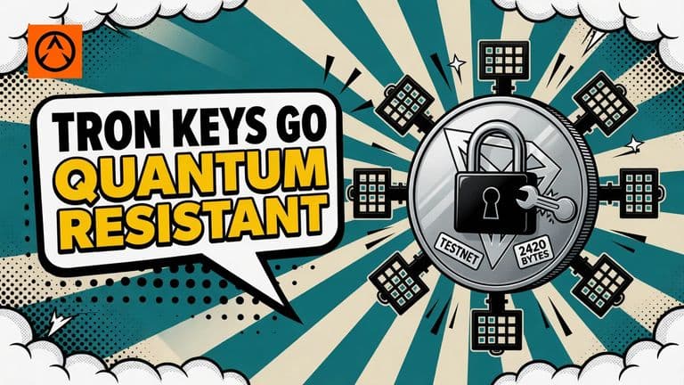Image for article: Tron Post-Quantum Signatures Go Live on Testnet: What It Covers